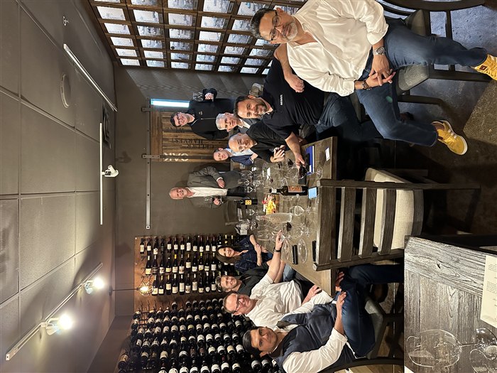 Private wine cellar dinner